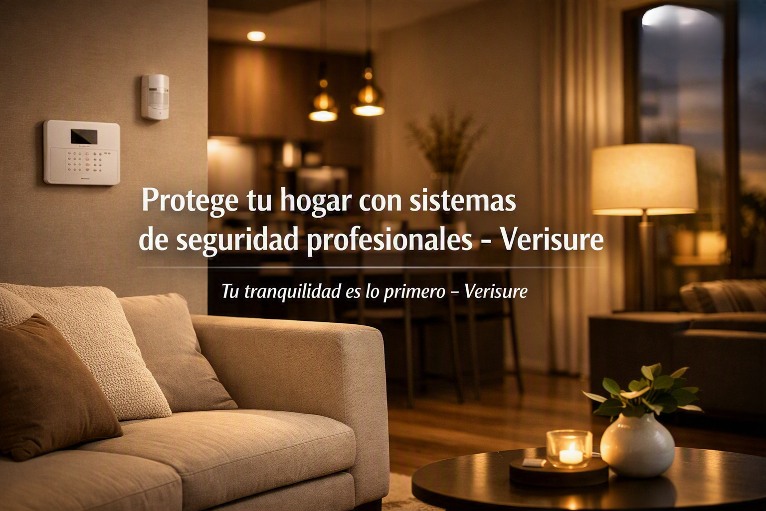 Protege tu hogar con sistemas de seguridad profesionales Verisure. Tu tranquilidad es lo primero.